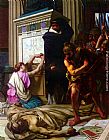 Death Canvas Paintings - The Death of Demosthenes